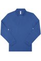 Heren Polo B&C My Polo 180 Long Sleeve Royal Blue